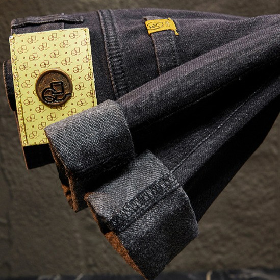 2026 Spring And Autumn New Designer Jeans Luxury Men's Classic Basic High Elasticity Slimming Pants Black Versatile Y2K Straight Leg Jeans Outdoo