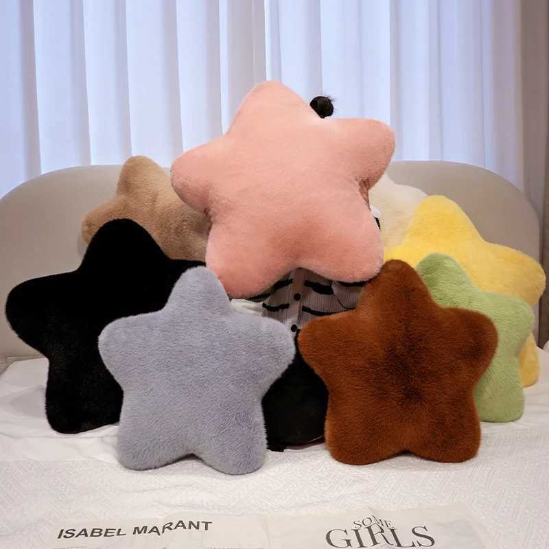 15/50/60cm Colorful Star Plush Pillow Stuffed Sky Natural Cushion Sofa Chair Decoration Birthday Gift H260323