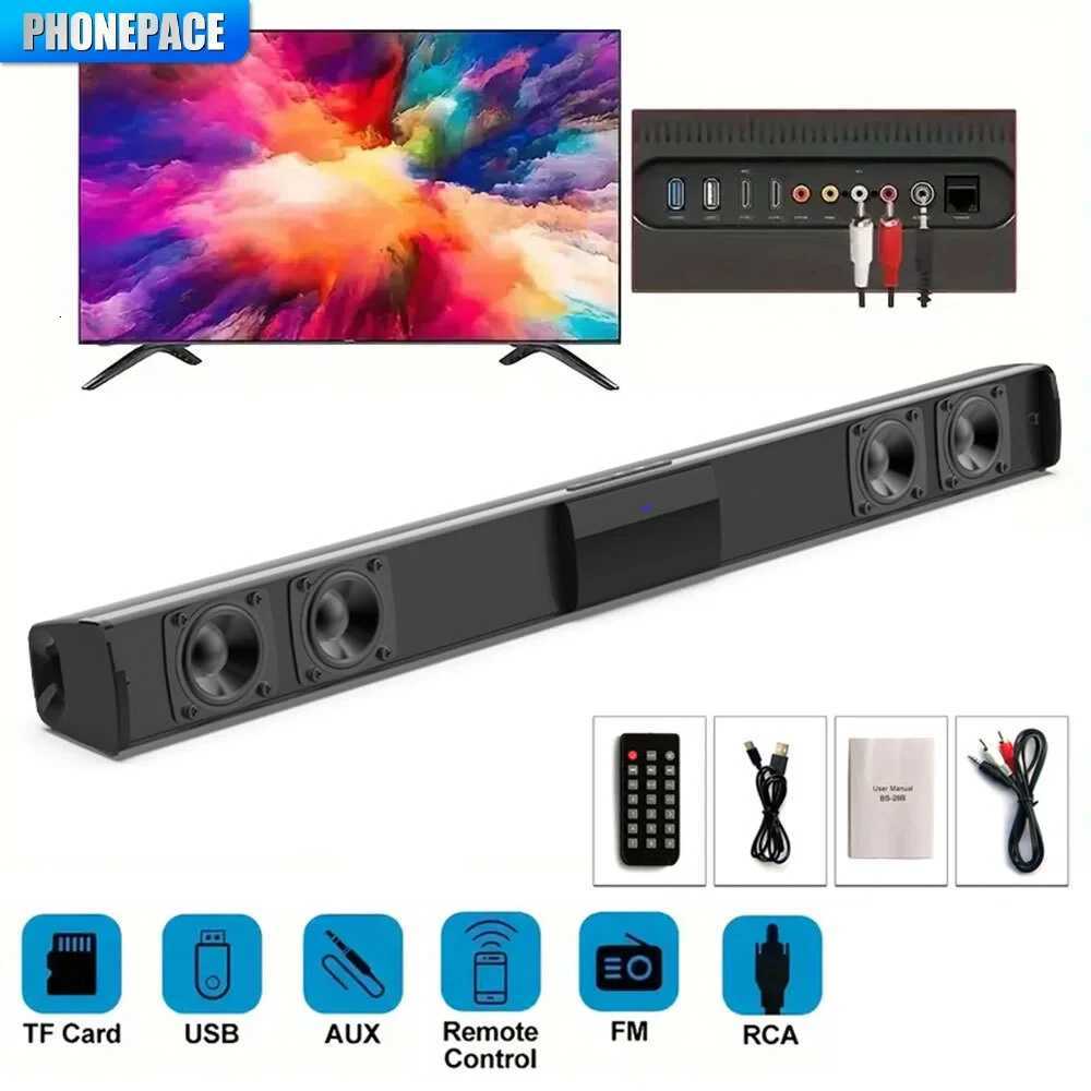 HOMEFISH Wireless Bluetooth Sound bar Speaker System Super Power Speaker Surround Stereo Home Theater TV Projector X260323