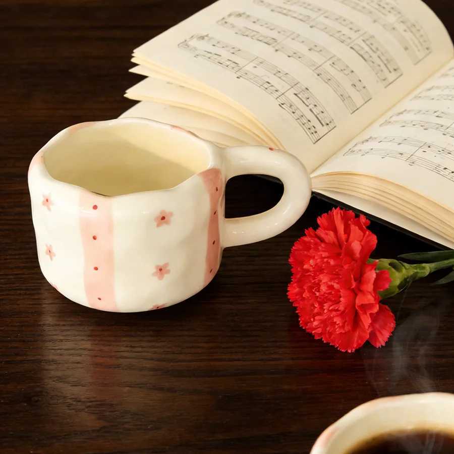 Ceramic cup Coffee cup Water cup Mug Tea cup CupLight-luxury With lid No lid For tea Meeting room Office Personal Dedicated Japa H260323