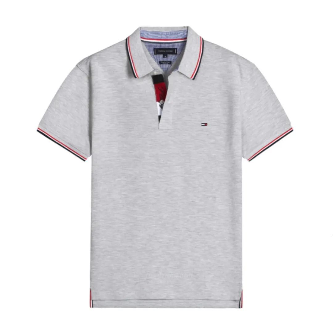 Mens tommylys hilfigerlys shirt Summer tommyshilfigers shirts Breathable comfort Women shirt Designers Short Sleeve Casual Shirts Lapel T Shirt Clothing aeb