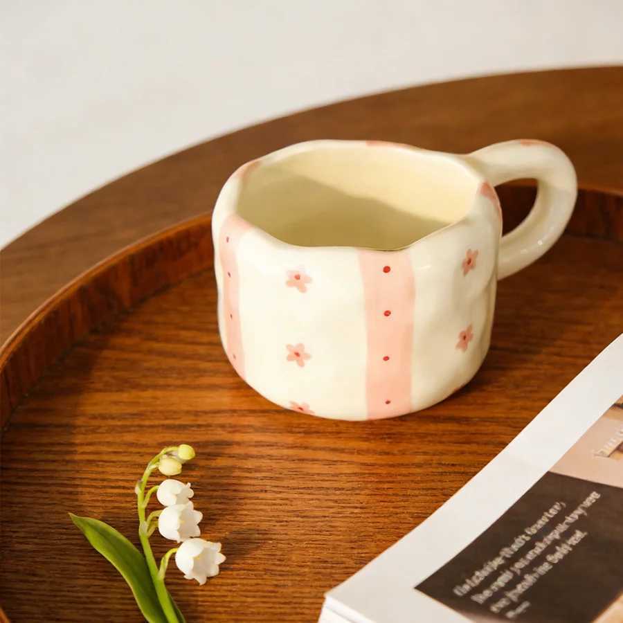 Ceramic cup Coffee cup Water cup Mug Tea cup CupLight-luxury With lid No lid For tea Meeting room Office Personal Dedicated Japa H260323