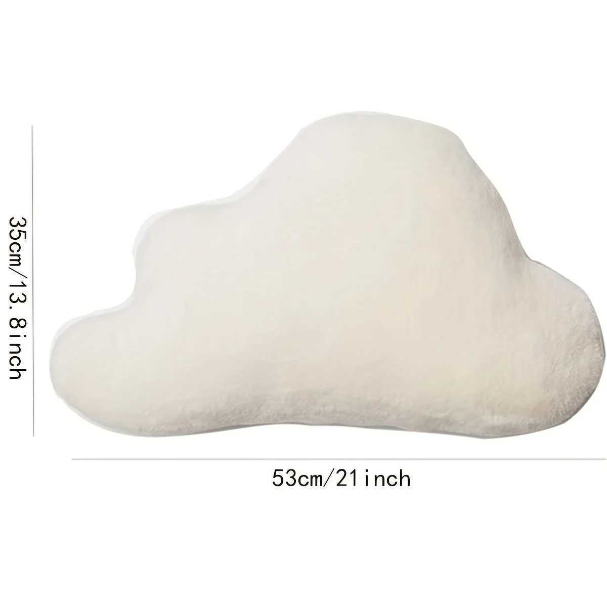 1pc Cute Cloud Pillows Clouds Shaped Throw Pillows Singular Shape Design White Cloud Throw Pillow Decorative For Living H260323