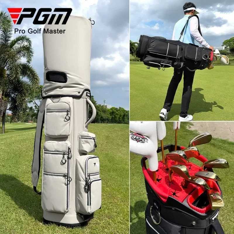 PGM Travel Golf Bag Golf Standard Bag Fixed Club Holder Light Portable Light Weight Sport Bags QB166 D260323