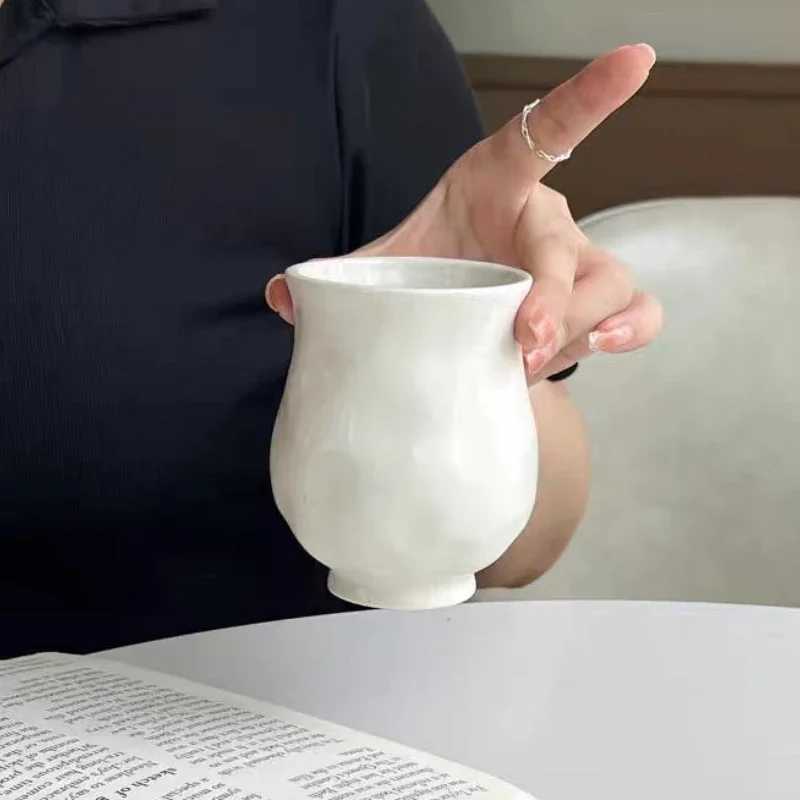 Minimalist Ceramic Mug Office Water Cup Breakfast Milk Cup Japanese Afternoon Tea Lovers Coffee Cup Household Drinking Set D260323