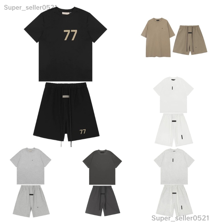 Essential Shorts Fashion Men Tracksuits Designer Men Set Classic TShirt Shorts Casual Suit Summer T-shirt Tops Hip Hop Man Short-Sve Tees Comfort 2 Piece Set Q260423