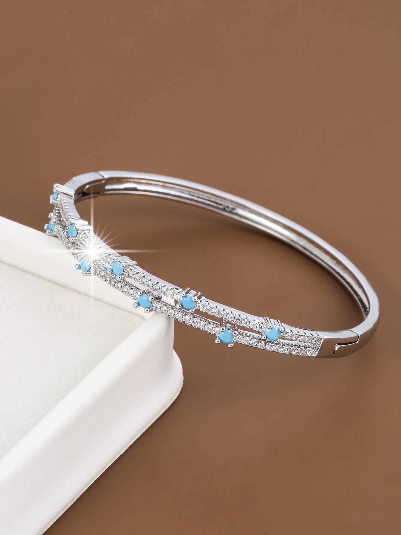 Fashionable Geometric Design Synthetic Zirconia Womens For Banquets And Gift-Giving Jewelry Accessories H260323 - view 6