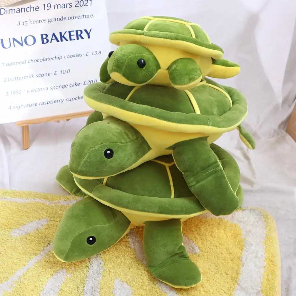 35cm Kawaii Sea Turtle Pillow Cushion Soft Plush Filling Animal Throw Pillow Cushion Kids Turtles Toys Boys Girls Birthday Gift H260323