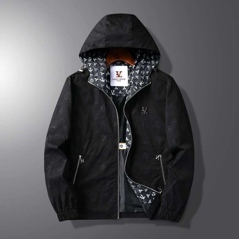 Men's New Autumn Hooded Jacket 2026 Stylish Casual Fashion High-End Simple Trendy Brand Top Asia Size