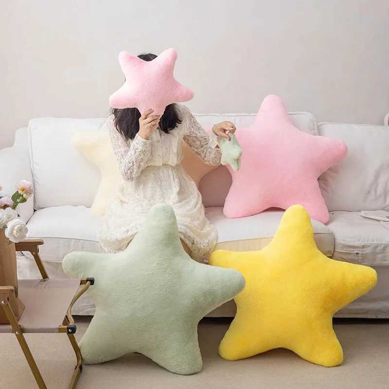 Star Shaped Pillow Soft Plush Throw Pillow Cute Decorative Cushion for Kids Bedroom Living Room H260323