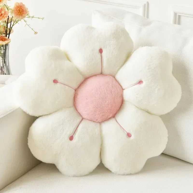 Sunflower Pillow Daisy Seat Cushion Flower Mat Office Mat Plush Toy Mat Christmas Gift Halloween Thanksgiving Gift H260323
