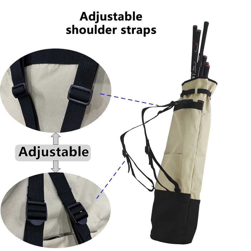 Lightweight Golf Carry Bag with Adjustable Shoulder Strap - Holds 8-10 Clubs Foldable Portable Golf Bag with Multiple Compartme D260323