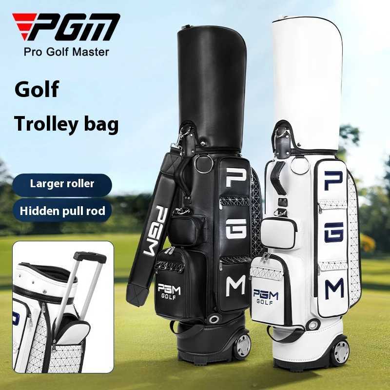 PGM QB036 Golf Bag Womens Tugboat Bag Standard Bag Ball Bag Club Bag PU Sports Bag D260323