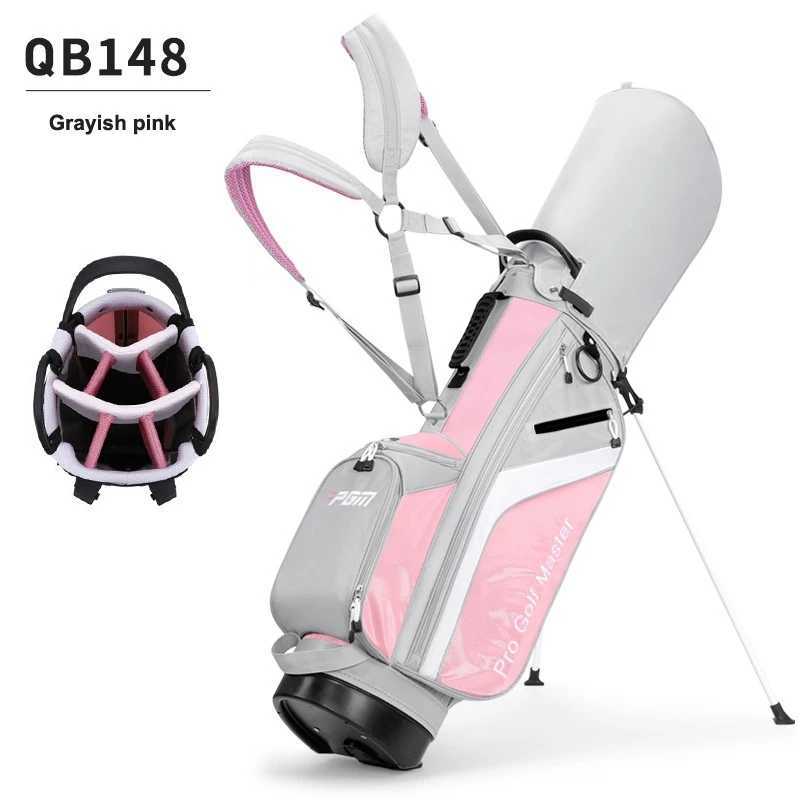 PGM QB148 Golf Bag Womens Stand Ball Bag Lightweight Club Bag Backpack 7-hole Sports Bag D260323