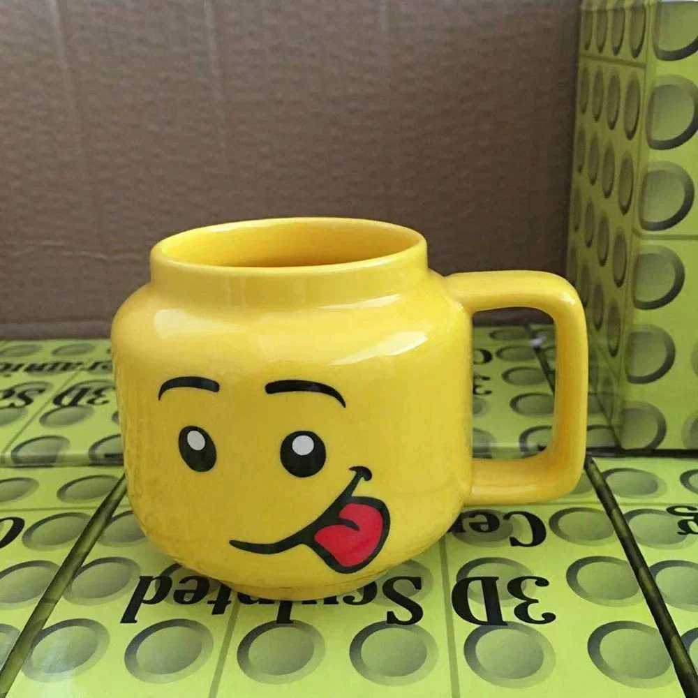 Cute Design Face Expression Ceramic Mug Christmas Gift Box Funny Mug Ideal Gift for New Year Creative and Unique Gift D260323