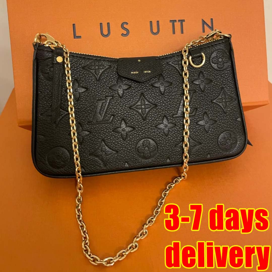 Louiss vuittion bag designer bag women's fashion shoulder bag chain genuine leather embossed handbag luxury bag letter striped armpit bag designer wallet bag M92788