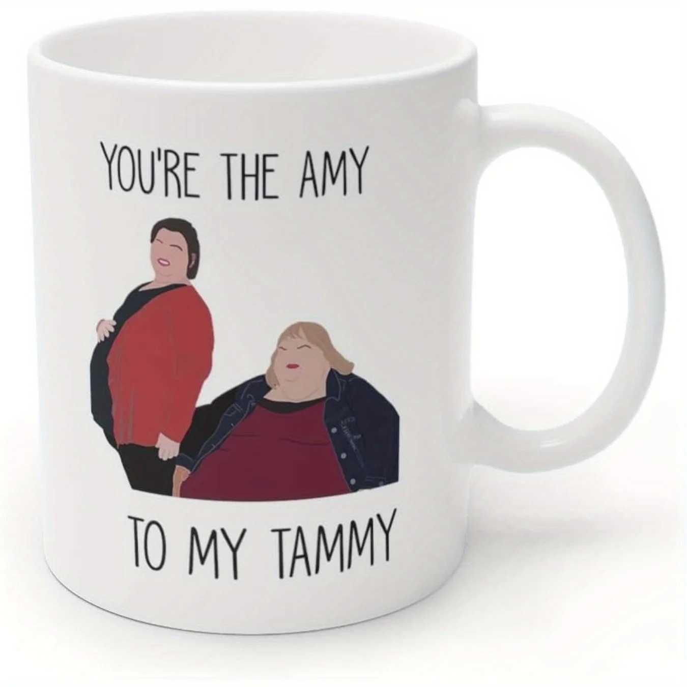 You Are My Amy Mug - 1000 lbs Sister Gift for Her or Him - 11oz Coffee Mug with Heartfelt Design Dishwasher Safe White Tea Mu D260323