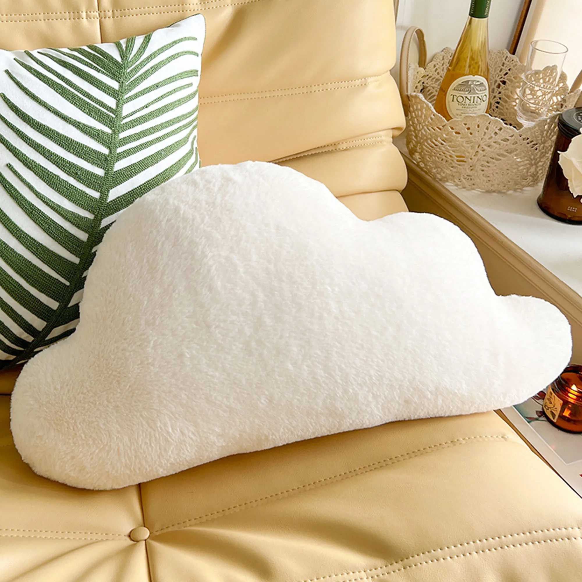 1pcSoft Cute Cloud PillowPlush Cloud Cute Creative Throw Pillow for Bed Sofa and Chair Home DecorFestival gifts H260323