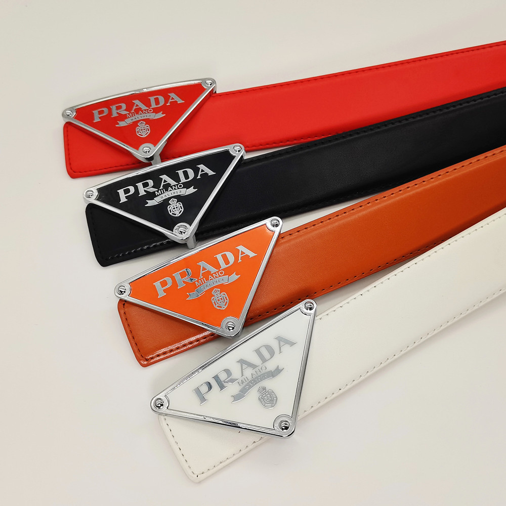 3.8Cm Width Mens Womens Belt Big Smooth Buckle High Quality…