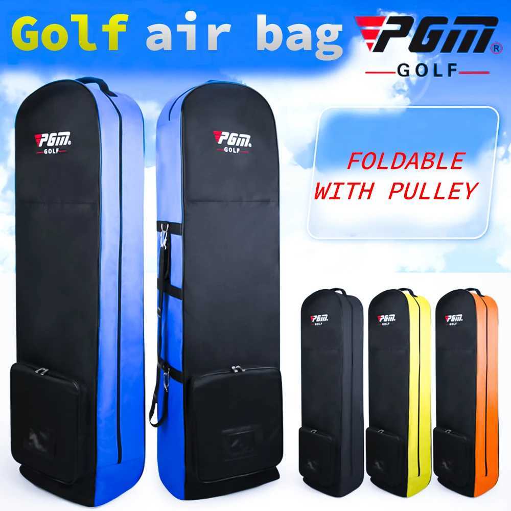 PGM Golf Aviation Bag with Silent Wheel HKB002 Large Capacity Storage Foldable Airplane Travelling Golf Bag Airplane Consignment D260323