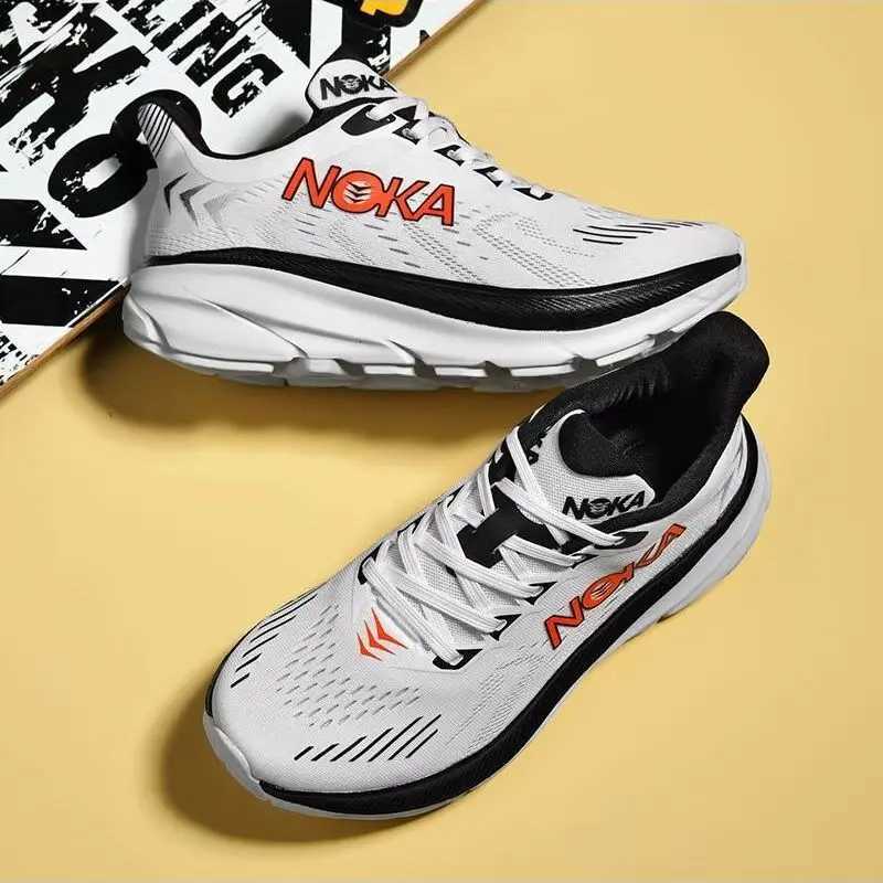 New mens casual sports shoes with shock absorption breathable running shoes anti slip and wear-resistant outdoor hiking shoes K260323