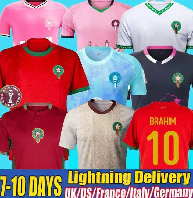 Morocco 2026 World CUP soccer jersey 2025 Africa Cup HAKIMI BRAHIM OUNAHI 2027 SAISS ZIYECH Y.EN-NESYRI 25 26 27 National team Home Player football shirt