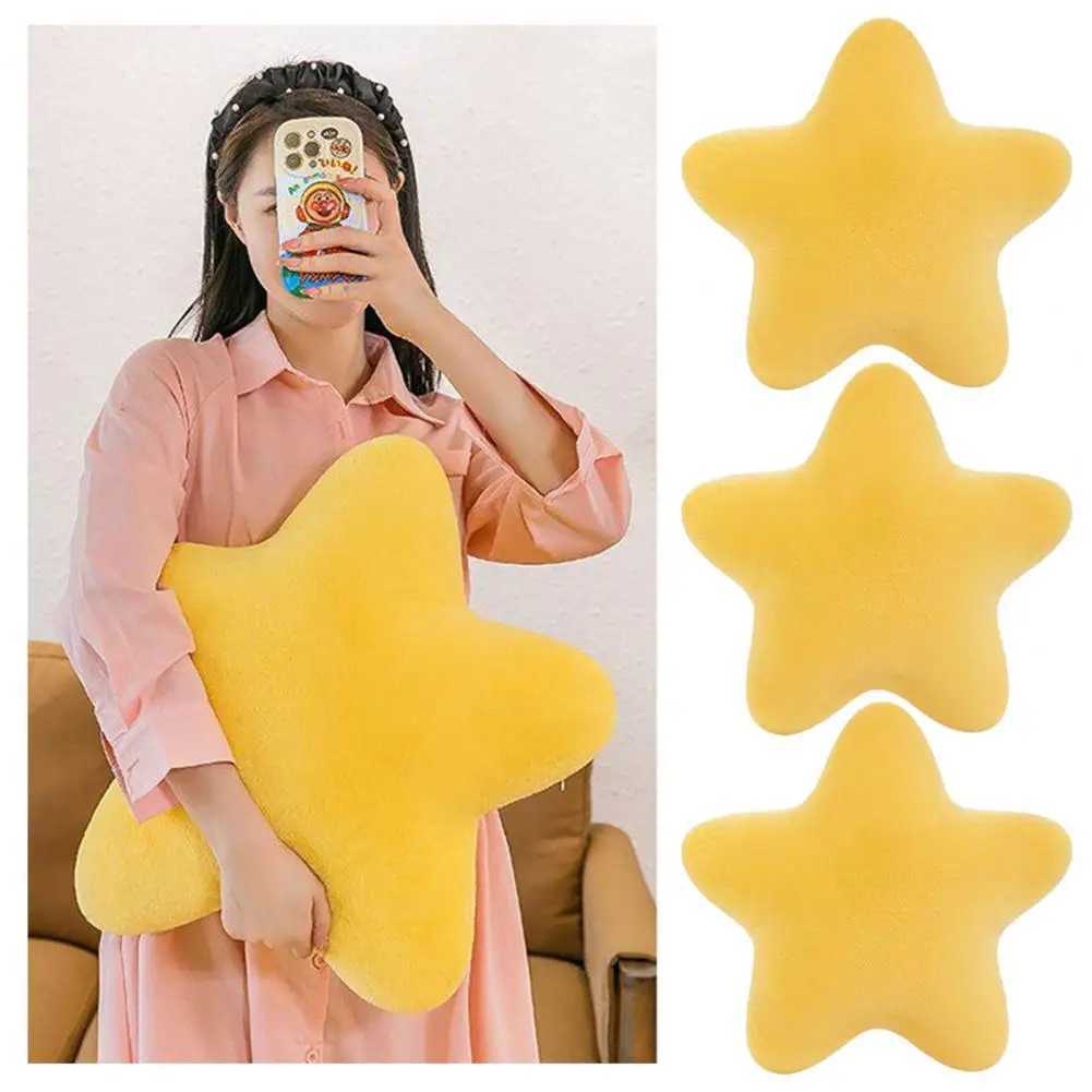 White Star Pillow Cute Star-shaped Pillow Soft Fluffy Star Pillow Pentagram Shape Cushion for Sofa Bed Couch Cute for Girlfriend H260323
