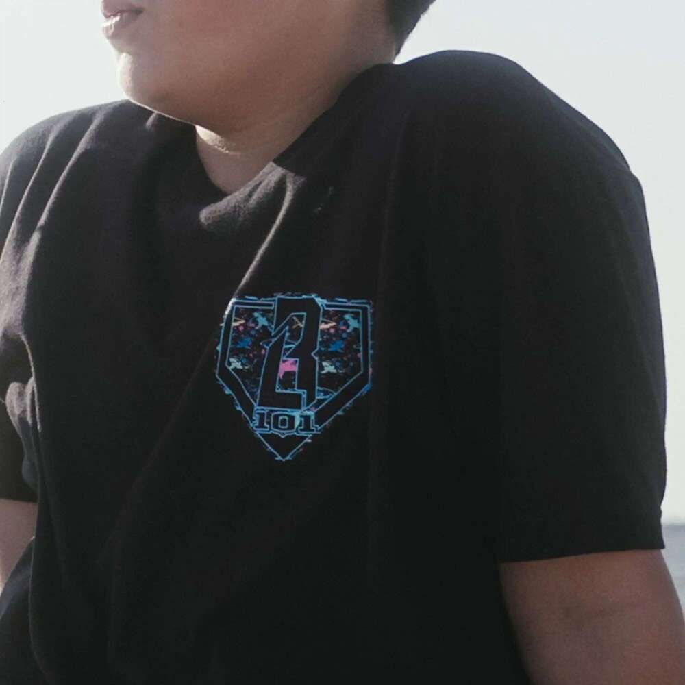 Youth Tee - Black Baseball Lifestyle 101 2026 Summer New Men Women Parent Wear Cotton T-shirt 26H0323