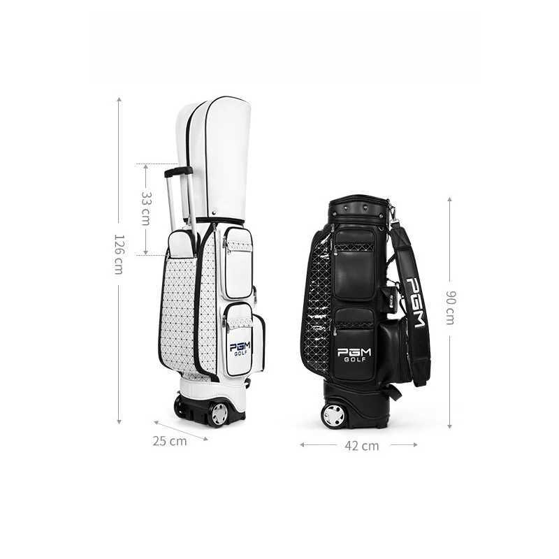 PGM QB036 Golf Bag Womens Tugboat Bag Standard Bag Ball Bag Club Bag PU Sports Bag D260323