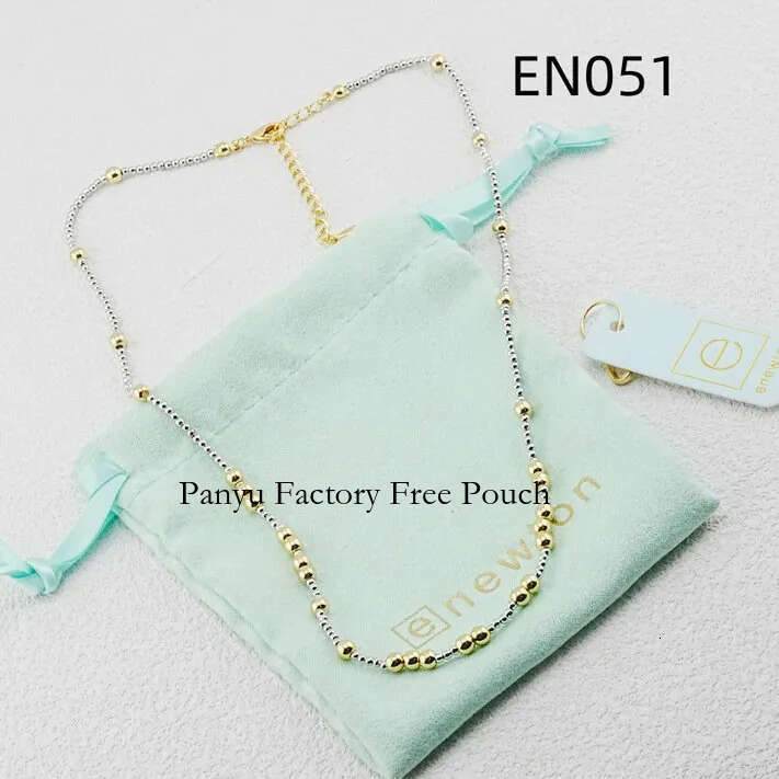 Panyu Factory 1:1 Enewton Cross Gold Silver Filled Beads Pendant Necklace Birthday Gift Brand EN051