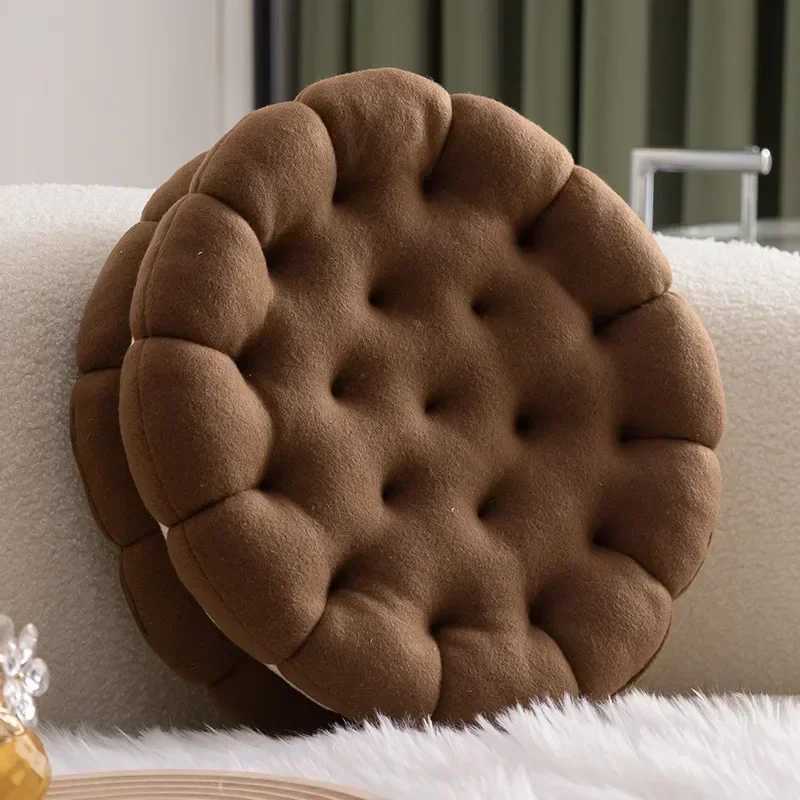Ins Sand Biscuit Sofa Cushion Soft Comfortable Thick Seat Cushion Living Room Bedroom Home Decor Throw Pillow Back Cushions H260323