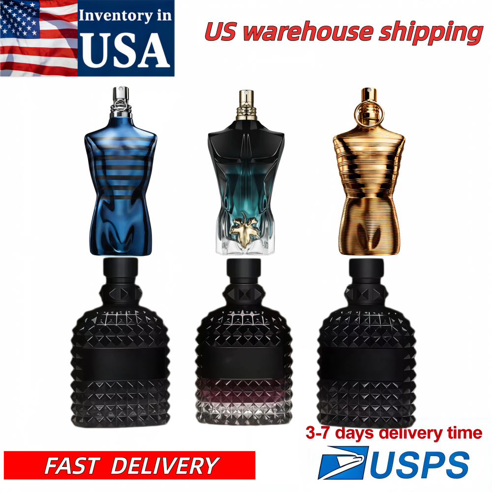 USA 3-7 days fast delivery Men's Luxury Eau de Toilette, Teal Blue Greek Key Pattern Bottle,Woody/Aromatic Scent, Long-Lasting Fragrance for Daily & Formal Wear