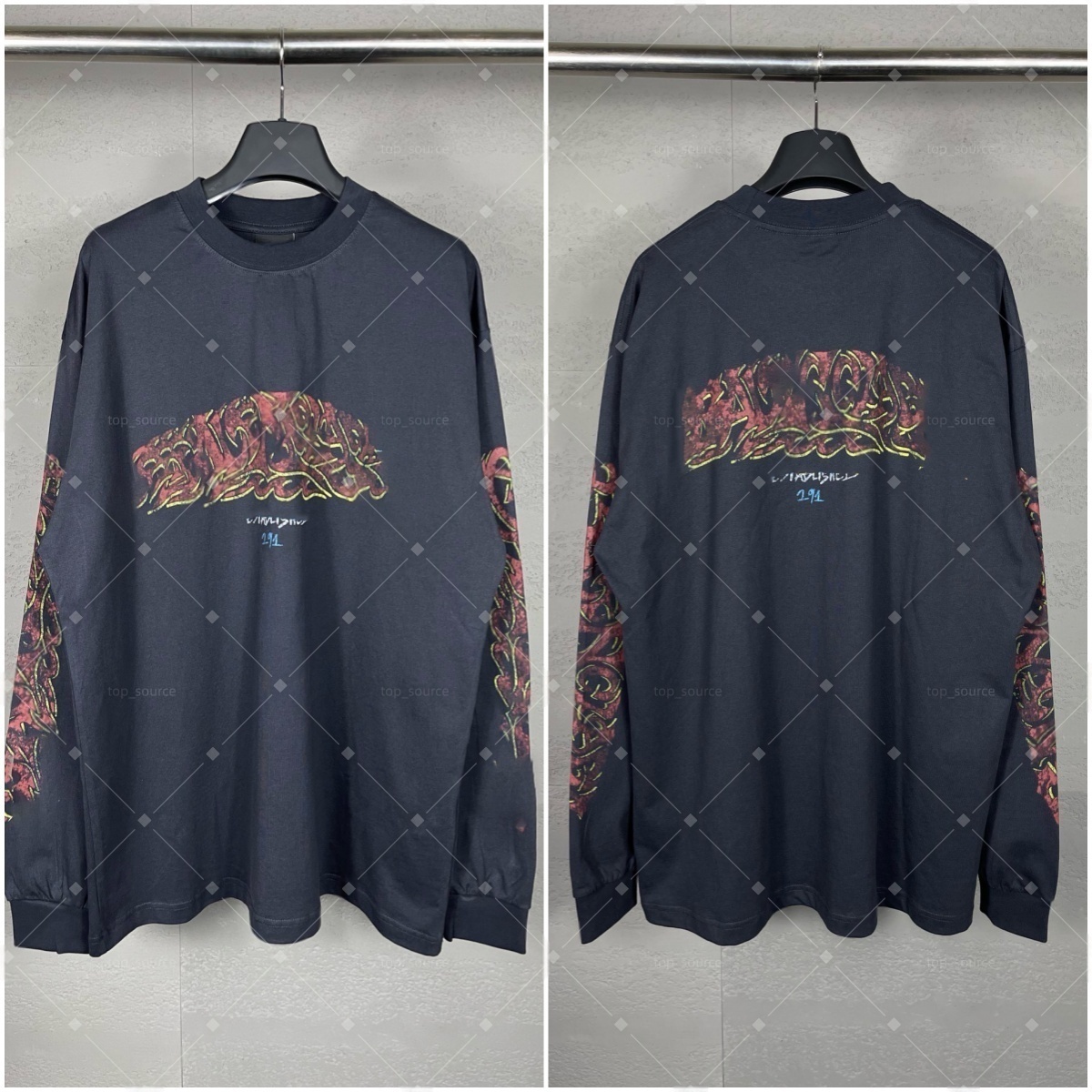 High-quality solid color long sleeve t-shirt, soft and breathable, non-pilling fabric, durable stitching, boyfriend oversized fit, hip hop streetwear,
