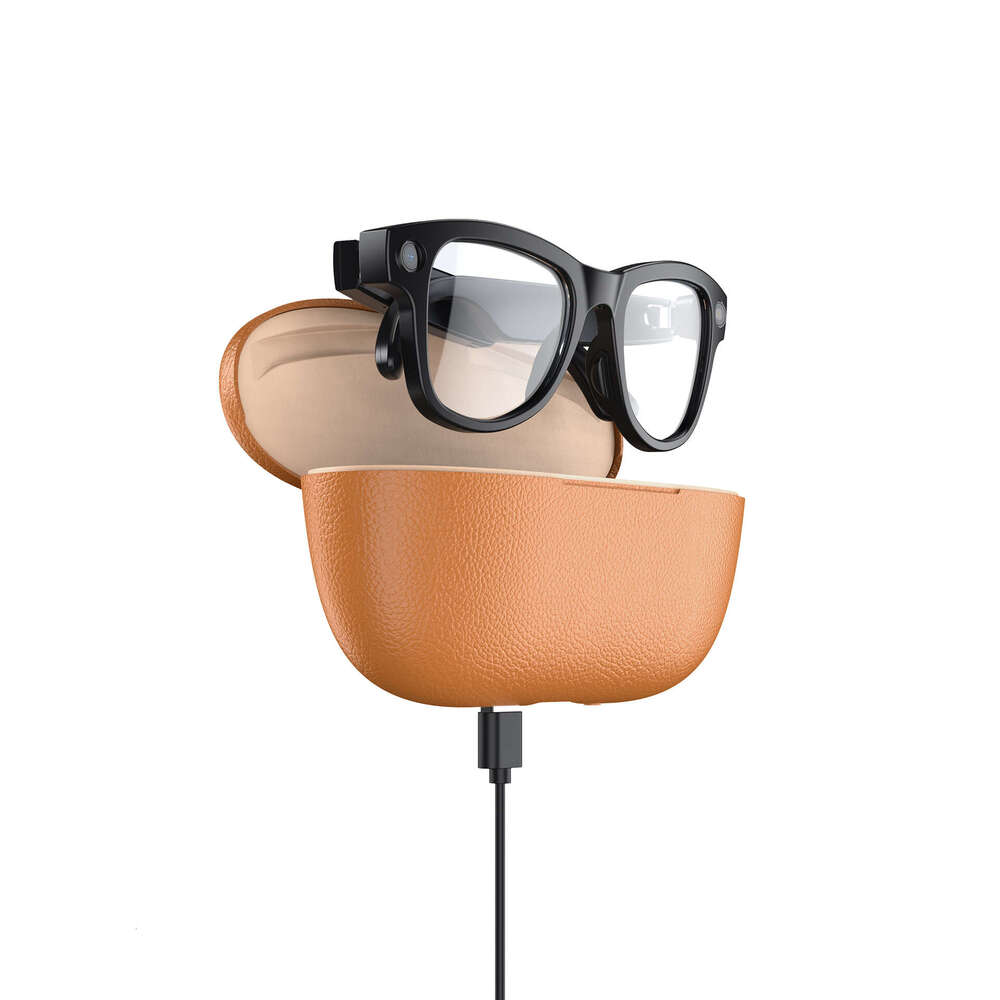New Smart AI Glasses with Charging Case, Dual-Core Architecture, Patented Design, Comfortable Wear, HD Recording Camera Glasses CKS