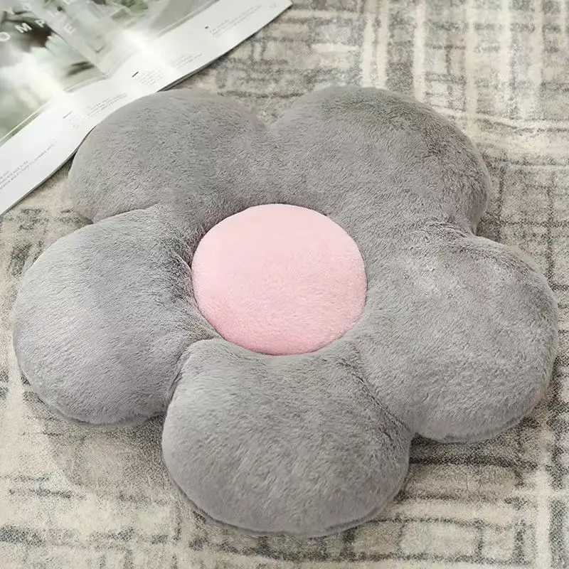 Flower Plush Throw Pillow Soft Plant Chair Cushion Living Bedroom Home Decorative Pillows Sofa Cushions Birthday Gifts H260323