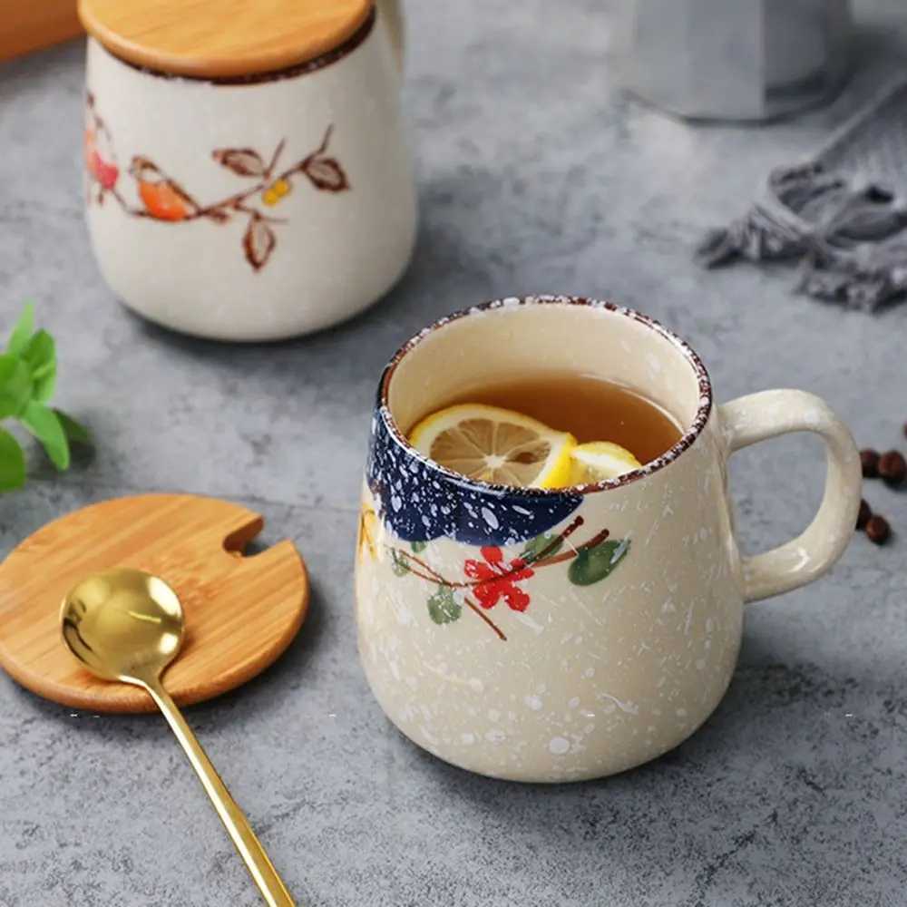 Glazed Retro Simple Nordic Ceramic Mug Creative Household Personalized Water Cup Coffee Cup H260323