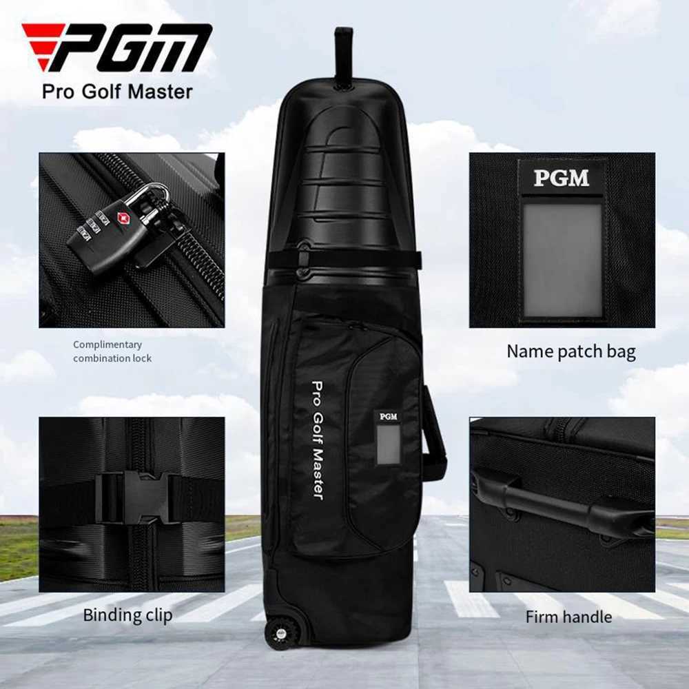 PGM Golf Aviation Bag Hard Shell Anti Collision Squeeze Aircraft Consignment Men Women Belt Roller Skating Travel Bags D260323