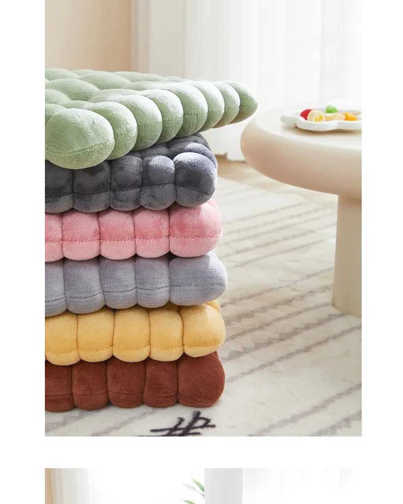 1 cookie shaped cushion comfortable and soft circular cookie cushion square cushion suitable for indoor use at home H260323