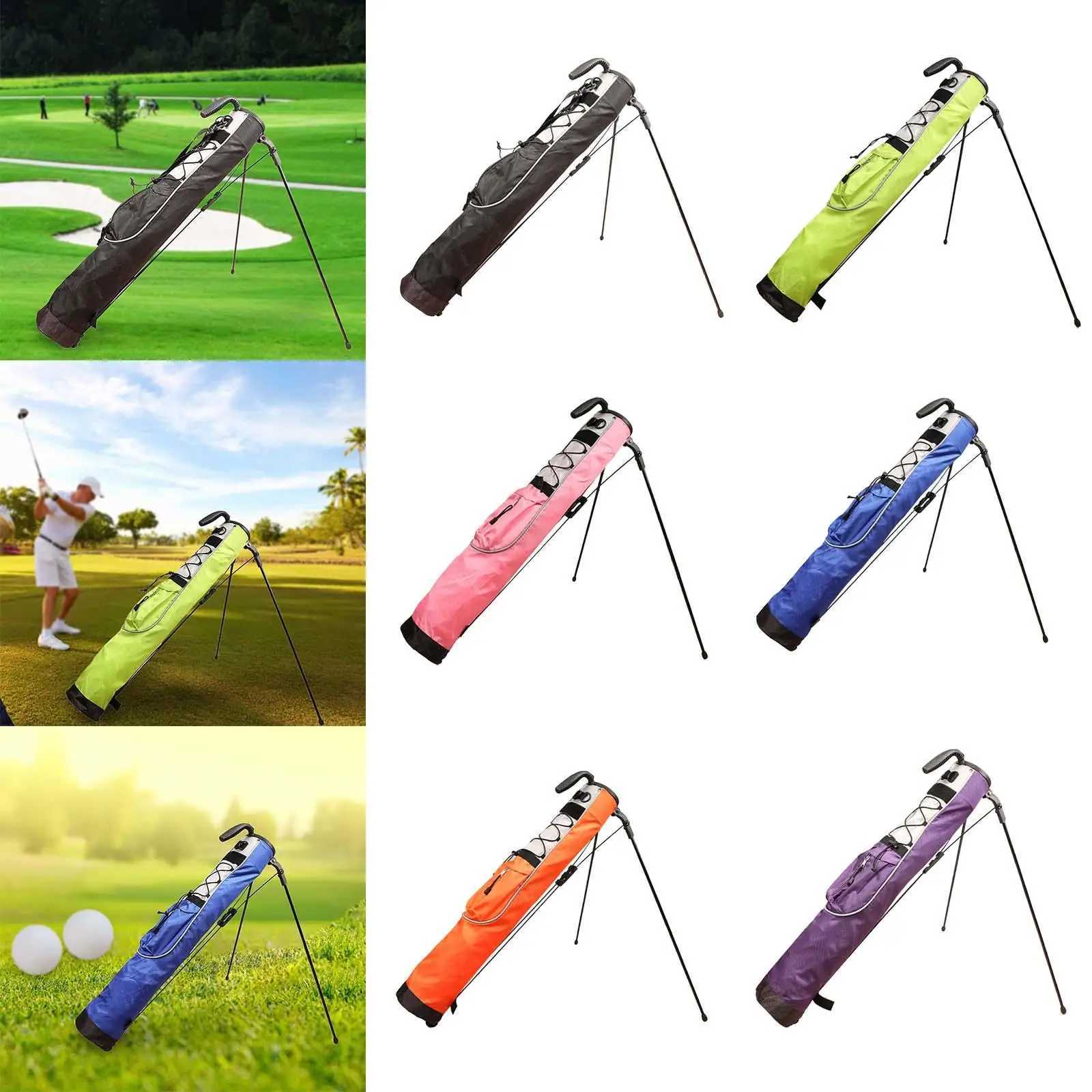 Golf Clubs Bag Tote Bag Waterproof Golf Bag Golf Stand Bag Golf Stand Carry Bag for Outdoor Sports Men Women Golf Accessories D260323