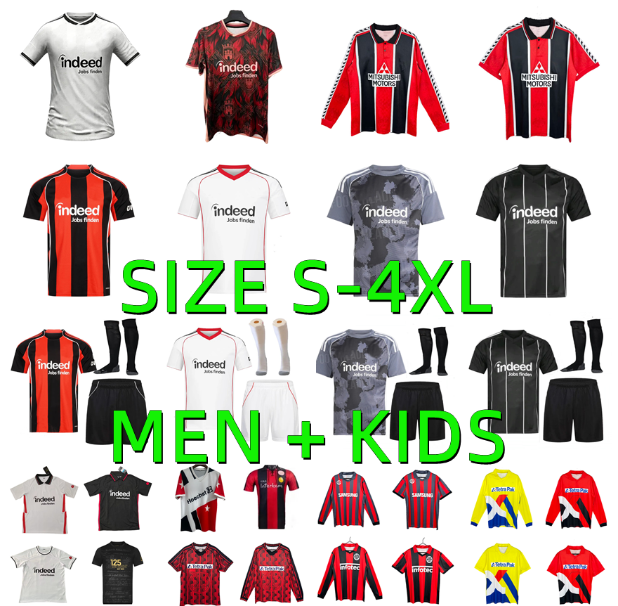 2026 2027 Eintrachts Frankfurts Soccer Jerseys 22 23 25 26 27 EKITIKE KNAUFF M.GOTZE SKHIRI KLAMMERS BAHOYA BURKARDT WAHI UZUN KOCH CHAIBI football Shirt Men kids kits