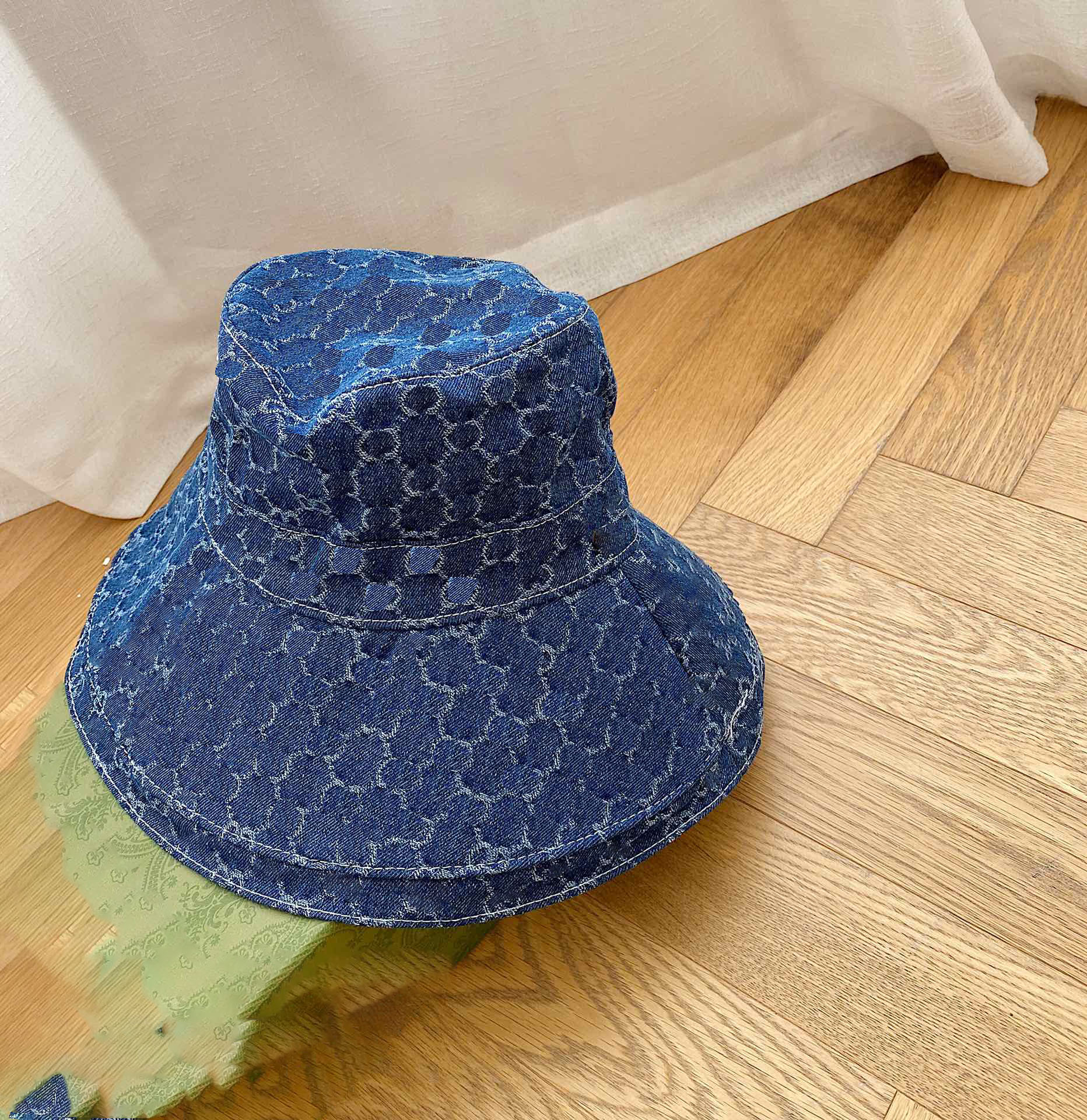 Summer Wide Brim Sun Protection Unisex Embroidered Bucket Hat Spring Autumn Outdoor Casual Sports Hat