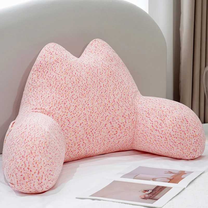 Cotton Cat Waist Rest Office Sedentary Chair Backrest Mattress Bedside Reading Soft Bag Backrest Camping Futon Flower Pillow H260323