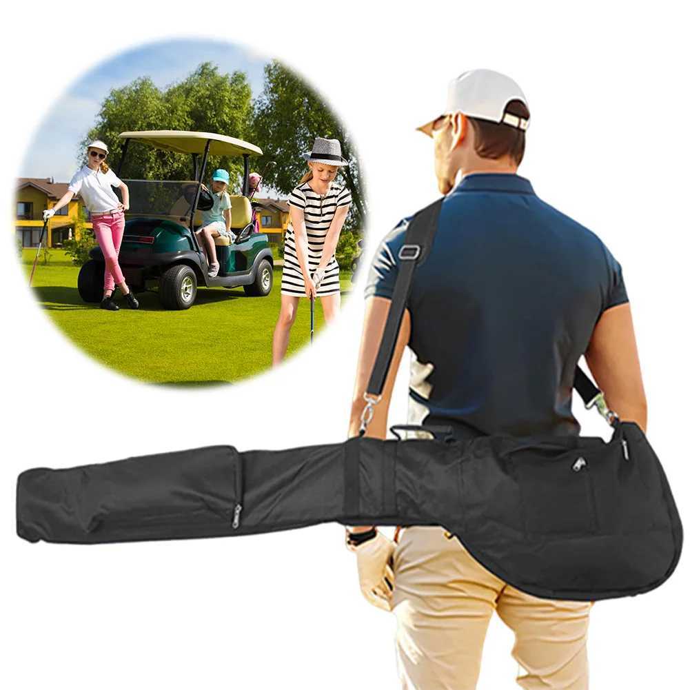 Golf Sunday Bag Foldable Golf Club Bag Waterproof Golf Club Travel Bag Golf Travel Case for 8-10 Golf Clubs D260323