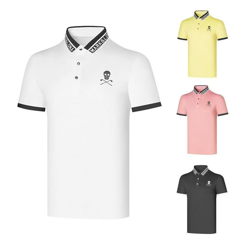 Summer New Golf Men's Outdoor Quick drying Sports Shirt Breathable Short Sleeve T-shirt Business Casual POLO Shirt Versatile Pullover Top