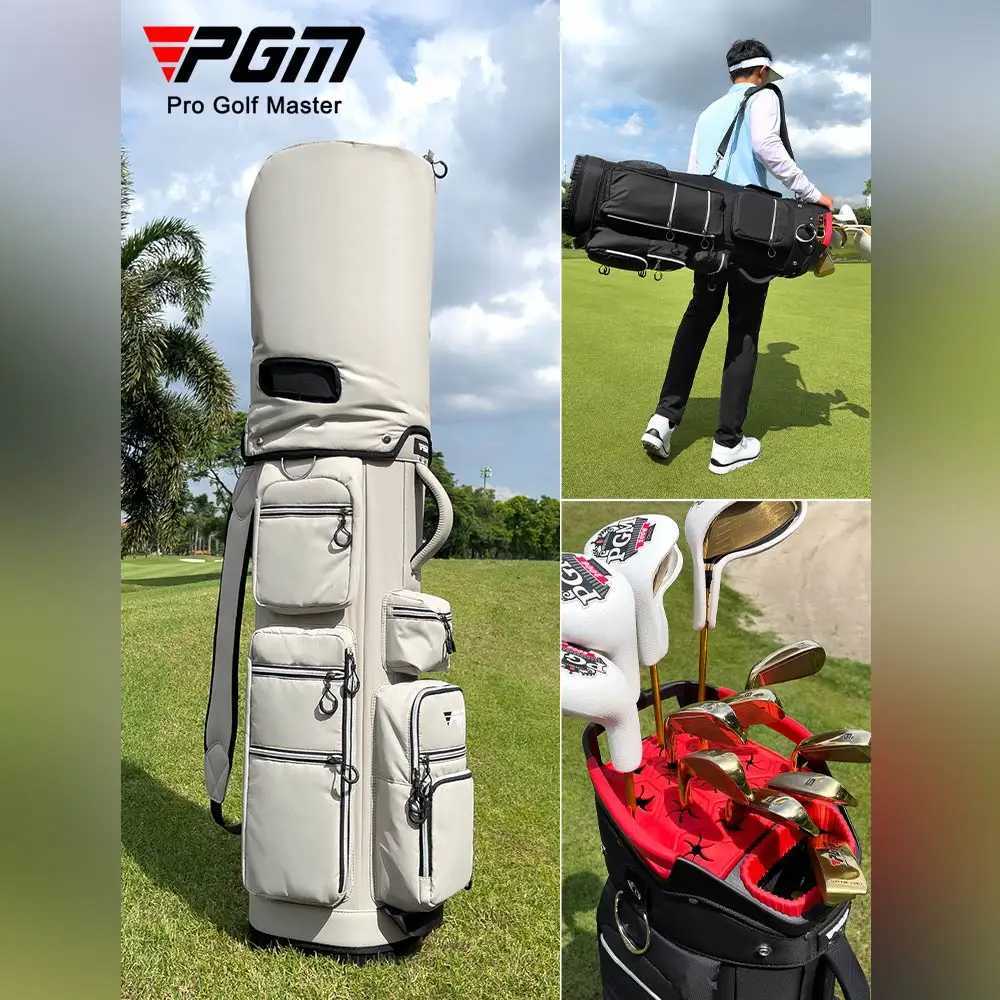 PGM Golf Standard BagFixed Club Holder Light Portable Travel Golf BagLarge Capacity Light Weight Sport Bags QB166 D260323