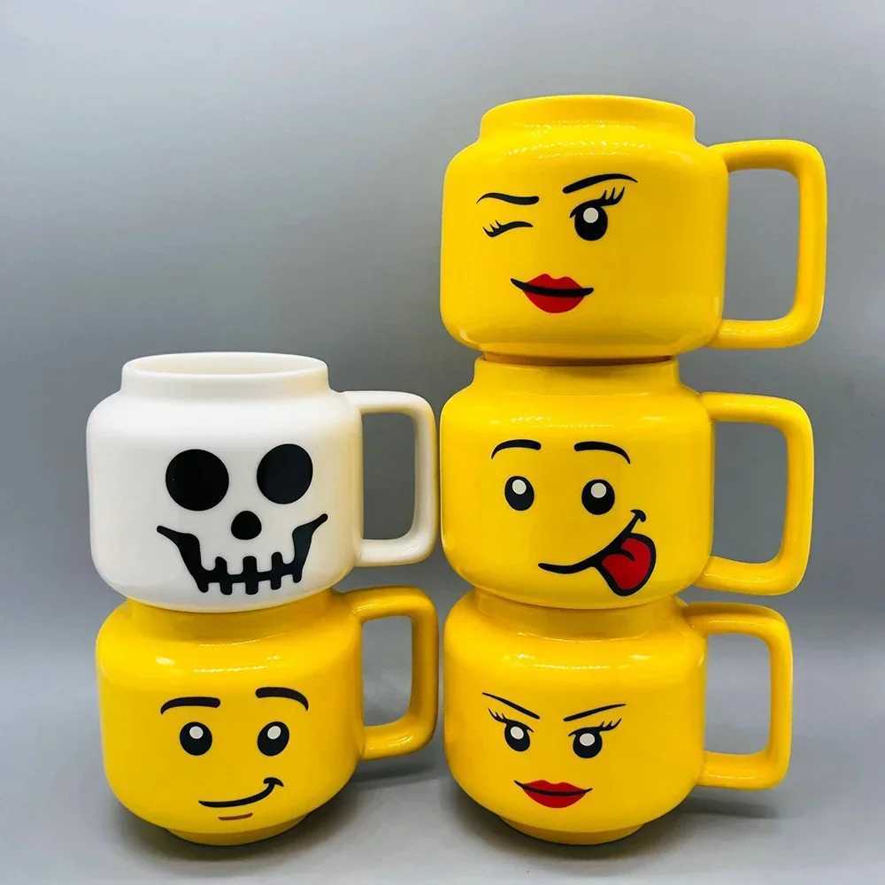 Cute Design Face Expression Ceramic Mug Christmas Gift Box Funny Mug Ideal Gift for New Year Creative and Unique Gift D260323