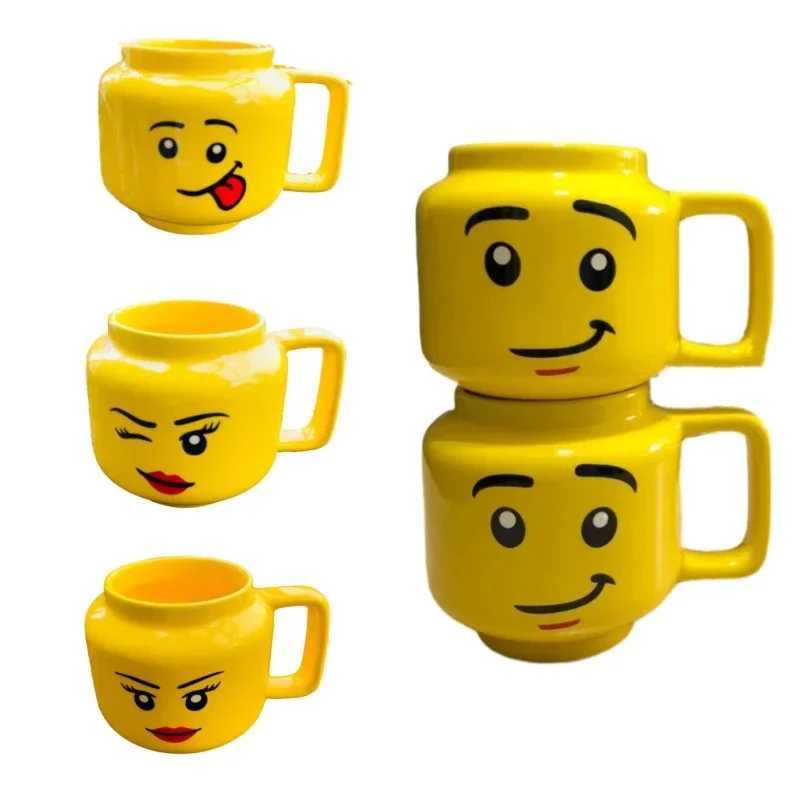 Cute Design Face Expression Ceramic Mug Christmas Gift Box Funny Mug Ideal Gift for New Year Creative and Unique Gift D260323