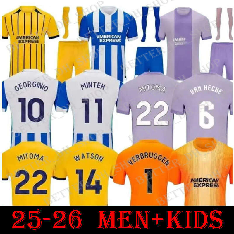 MITOMA 25 26 Brighton jerseys GROSS 2025 WELLBECK Seagull BHAFC football shirt MARCH ENCISO PROPPER Men Kids Kit BRIGHTON fc Limited Edition and hove Alb ion