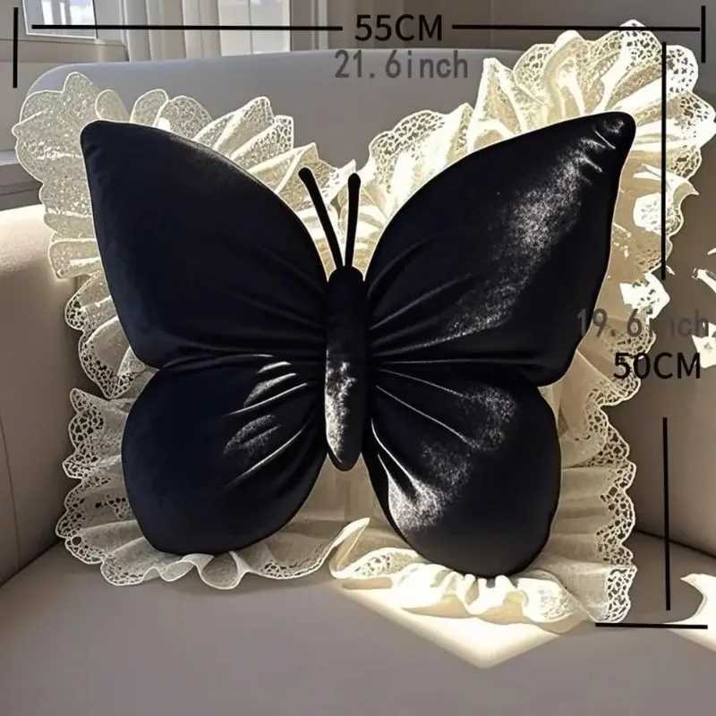 1 Butterfly Princess Office Pillow Living Room Bow Bedroom Car Sofa Mat Home New Pillow Room Home Garden Decoration H260323