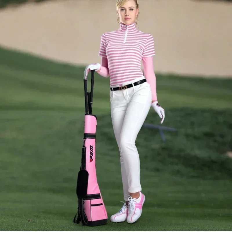 PGM Waterproof Nylon Golf Gun Bag Protable Sunday Bag for 45pcs Golf Clubs Lightweight Golf Caddie Aviation Bag QIAB010 D260323